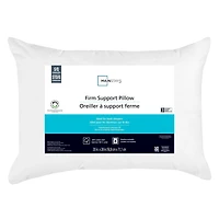 Mainstays Oreiller de lit à soutien ferme, S/Q – housse en coton, pour dormeurs sur le dos