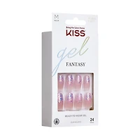 Kiss Gel Fantasy - faux ongles, 28 comptes, court Allure et longueur