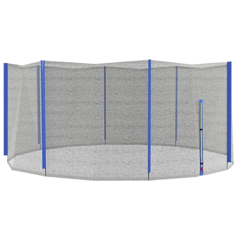 Soozier 14ft Trampoline Net Replacement with Zippered Entrance