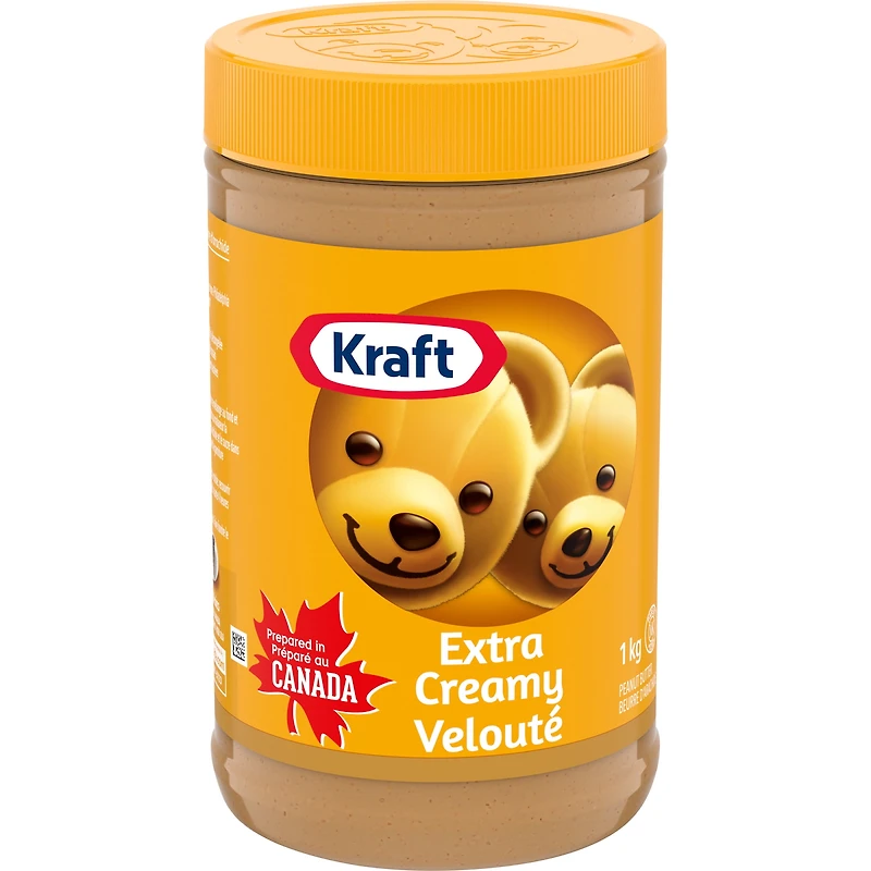 Beurre d’arachide velouté Kraft 1 kg