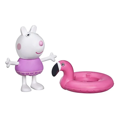 Peppa Pig Peppa’s Adventures assortiment figurines Peppa et ses amis, jouet préscolaire, figurine Suzy Sheep, dès 3 ans