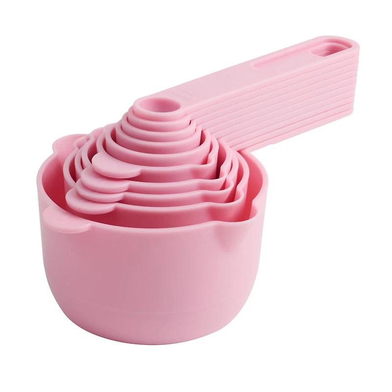 Ensembles 10 pièces de Cuillères et Tasses à mesurer, Rose