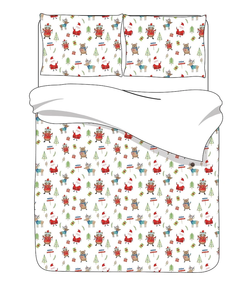 Holiday Time Kids' Duvet Cover Set