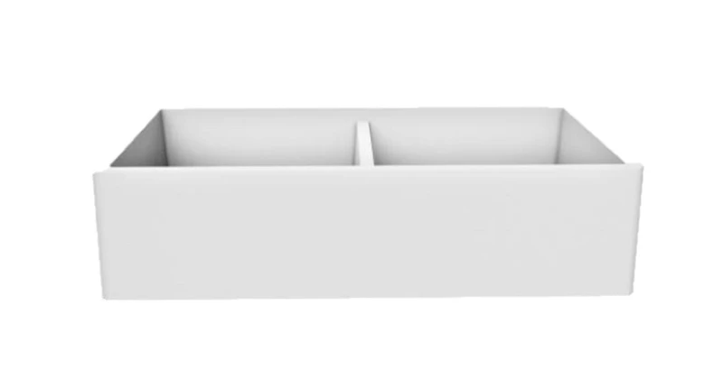 American Imaginations 30-in. W CSA Approved White Granite Composite Kitchen Sink With 1 Bowl AI