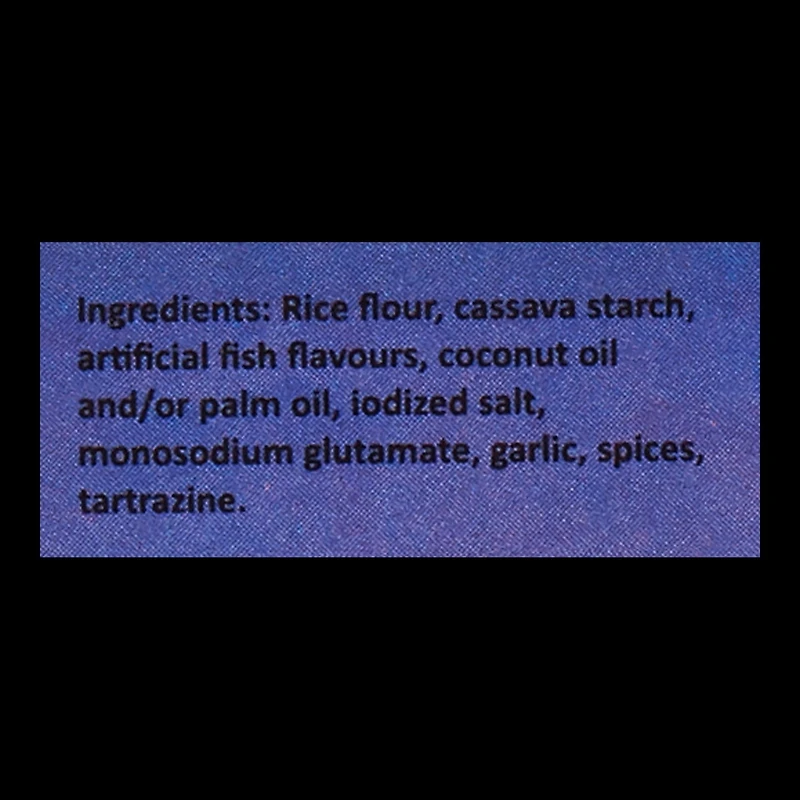 Craquelins de poisson Bulacan 100 g par paquet Bulacan Biscuits au Saveur de Poissons