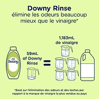 Agent de rinçage éliminateur d’odeurs pour lessive Downy, parfum Actif frais, assouplissant textile et agent de rinçage éliminateur d’odeurs 1.08 L