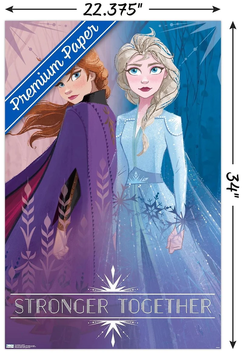Disney Frozen 2 - Sisters Wall Poster, 22.375" x 34"