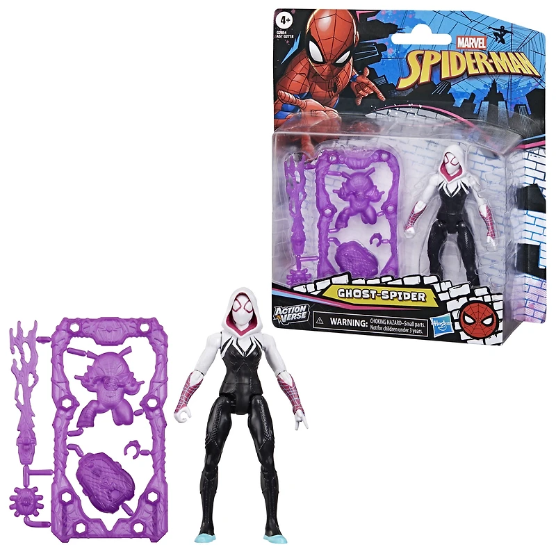 Marvel Spider-Man ActionVerse, figurine Ghost-Spider