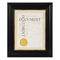 Stephan Black and Gold Document Frame, 8.5" x 11"
