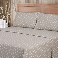 Holiday Flannel Sheet Set, Botanical