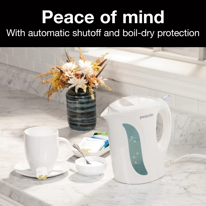 Bouilloire électrique Proctor Silex® de 1 litre