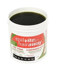 Epil-Vite / Hair-Away Lukewarm Wax Vitamin E and Azulen - 454 g, Lukewarm wax with azulen.