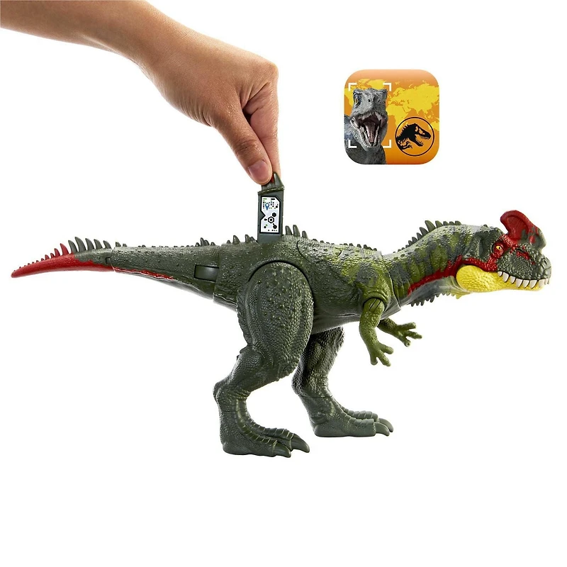 Jurassic World Sinotyrannus Méga Action Figurine, grand dinosaure