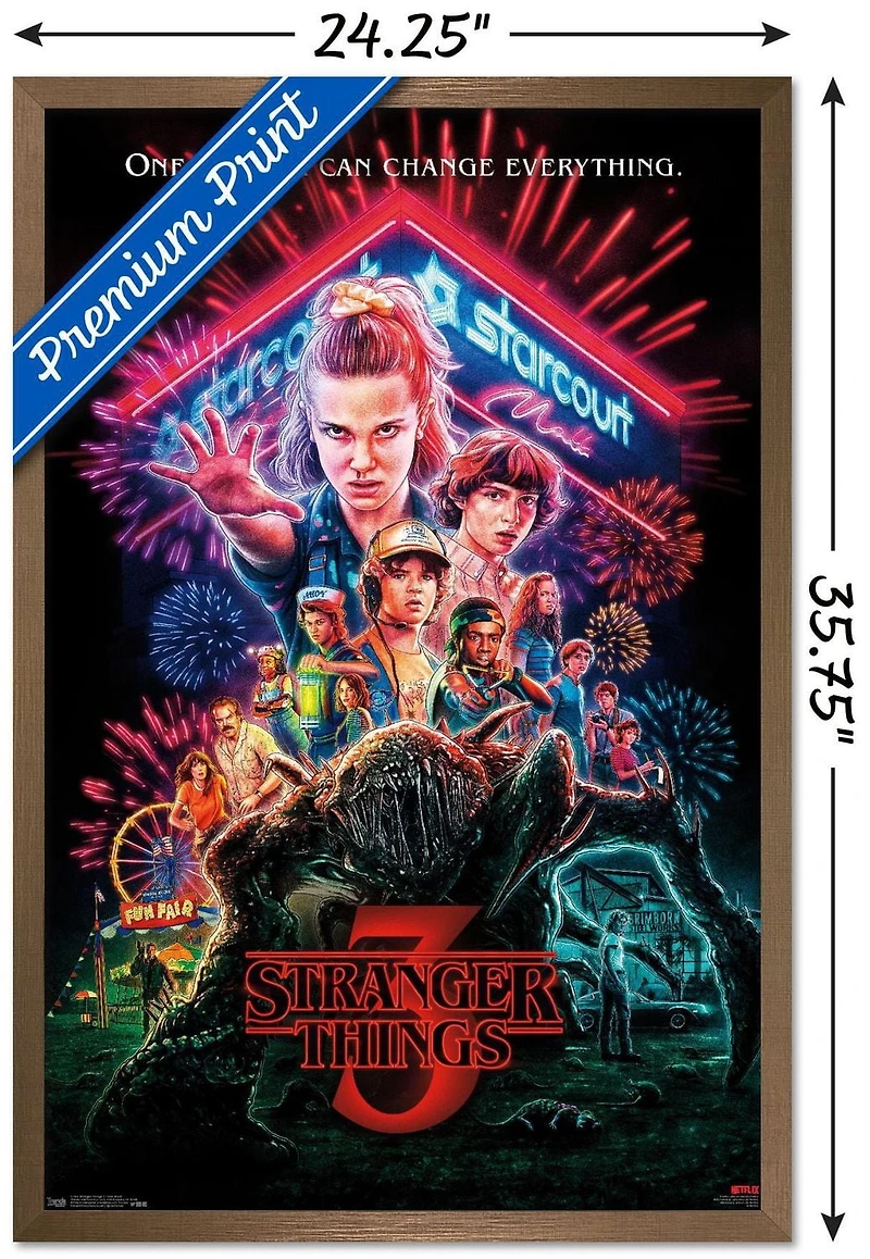 Netflix Stranger Things: Season 3 - One Sheet Wall Poster
