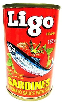 Ligo Sardines à la sauce tomate avec chili 155 g 155 g