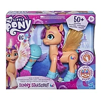 My Little Pony: A New Generation Sunny Starscout en rollers, jouet interactif de 22,5 cm avec télécommande, 50 réactions, lumières