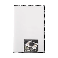 Thyme & Table Placemat, White Pom, Textiles
