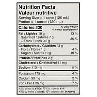 Chapman's Super Cone Twister - Crème glacée à la vanille et au chocolat avec un centre au caramel salé dans une carton CHAP SALTY CAR TWISTER