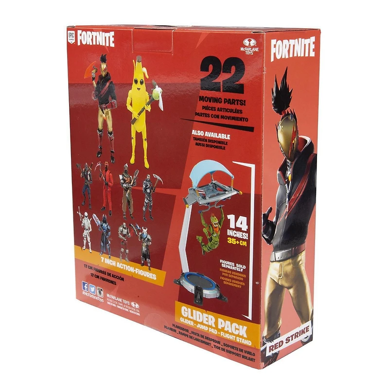 McFarlane - Fortnite - Figurine de 18 cm - Red Strike (Attaque Rouge)