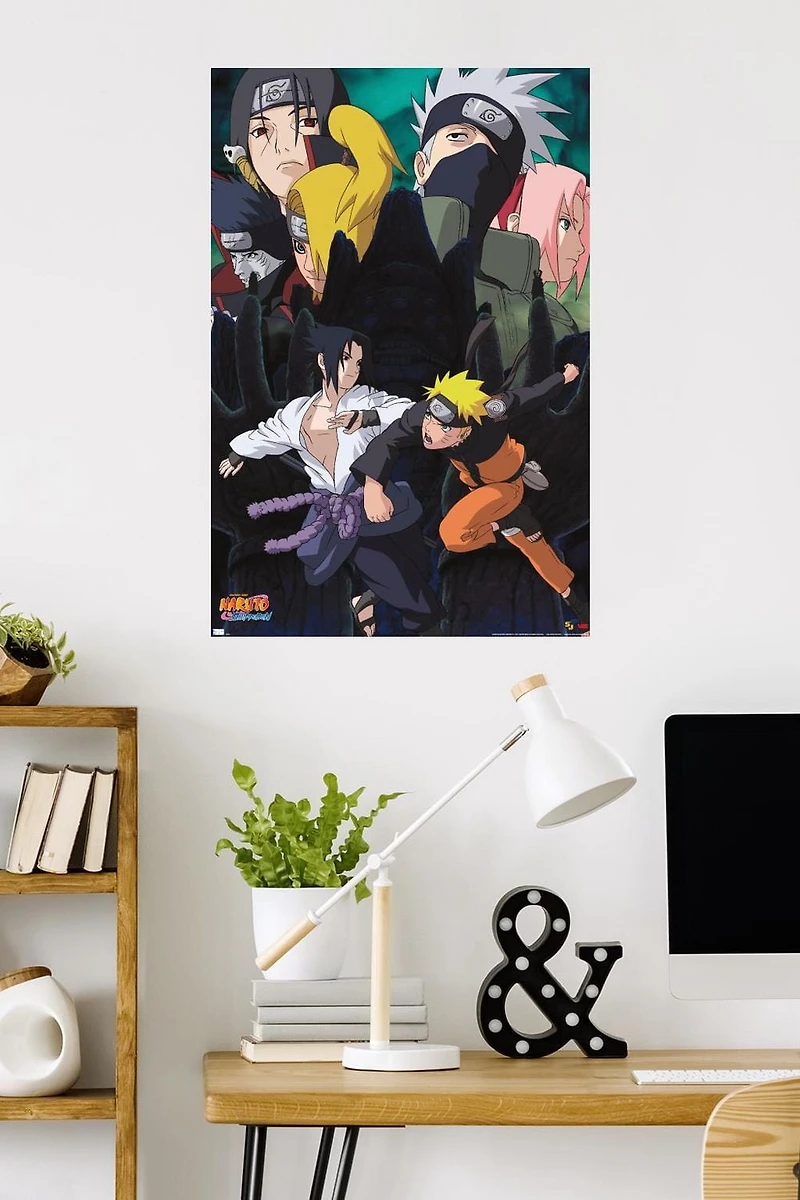 Naruto Shippuden - Action Wall Poster, 22.375" x 34"