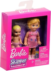 Barbie Skipper Babysitters Inc Dolls, Pink Cloth Diaper