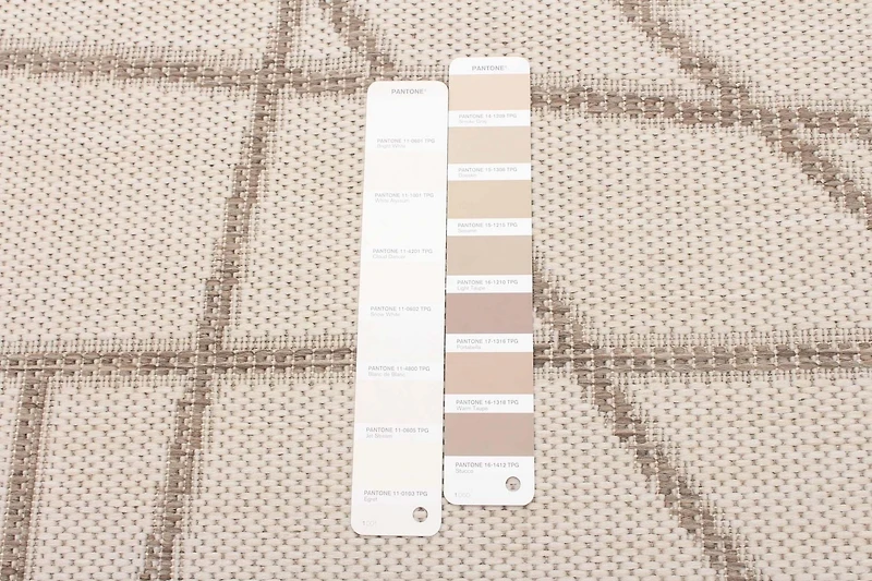 Tapis ECARPET Intérieur Extérieur pour Patio, Terrasse, Salon Collection Sisal Abstract