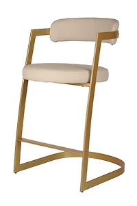 Eleanor Counter Stool, Set of 2, Gold