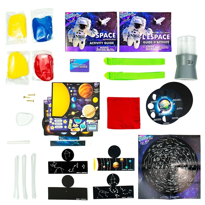 The Young Scientists Club Coffret Pour Des Aventures Dans L'Espace, Kit STIM Âge : 5 ans et plus