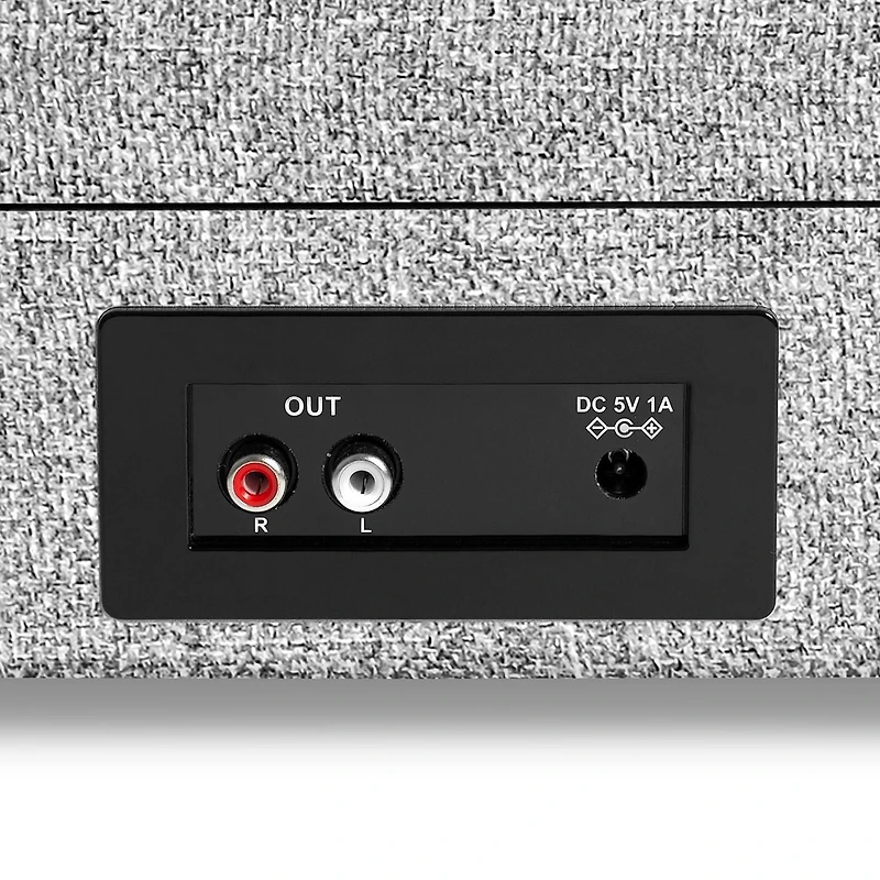 Victrola Journey+ Signature Bluetooth Suitcase Record Player - Linen Grey