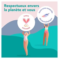 rasoir joy qui change de couleur pour femmes, trousse de rasage avec 1 manche + 2 cartouches de rechange