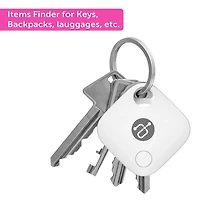 Aluratek Track Tag Tracker with Apple Find My (IOS Only)-5 Pack