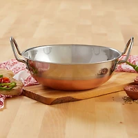 Imusa 4.5" Hard Anodized Tadka Spice Heating Pan With Extra-Long Handle