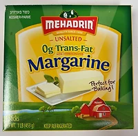 Unsalted 0g Trans-Fat Mehadrin Margarine, Margarine