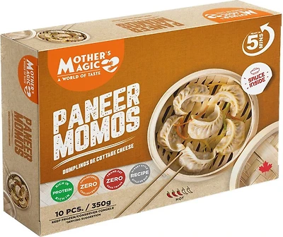 Mothers Magic Momos Paneer 20X350G, Mothers Magic Momos Paneer 20X350G