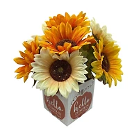 Way To Celebrate "Hello Pumpkin" Sunflowers Floral-In-A-Box