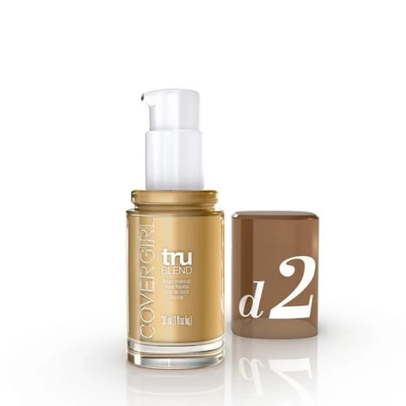 COVERGIRL Fond de teint Hydratant TruBlend, fini lumineux, tient toute la journée, formule légère et sans huile, estompe les imperfections