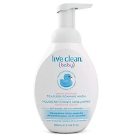 Live Clean Baby Gentle Moisture Tearless Foaming Wash