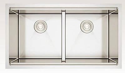 American Imaginations AI-29296 32 pouces Évier de cuisine en acier inoxydable approuvé par W CSA avec finition en acier inoxydable et calibre 16