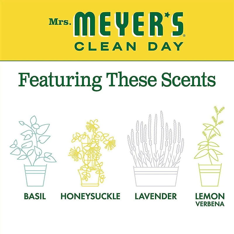 Mrs. Meyer’s Clean Day multi-surface concentré nettoyant tout usage, 946ml, chèvrefeuille