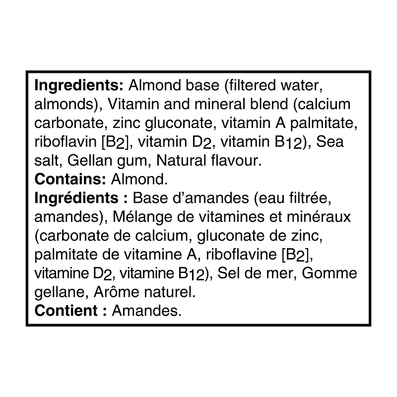 Boisson aux amandes Silk, non sucrée, vanille, sans produits laitiers 1.89 L