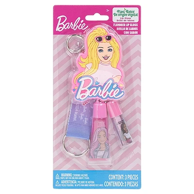 Ensemble de petits porte-clés brillants à lèvres Barbie