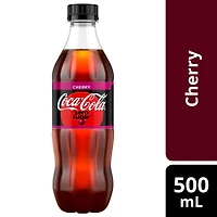 Coca-Cola Cherry Zero Sugar Bottle, 500 mL, 500 mL