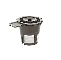 Cafetière à portion individuelle Mainstays, noire, double infusion, compatible café moulu ou K-Cup* Café en portion individuelle Mainstays