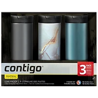 Contigo 20oz Huron SnapSeal Travel Mug - 3 Pack, 20oz/590ml, BPA Free