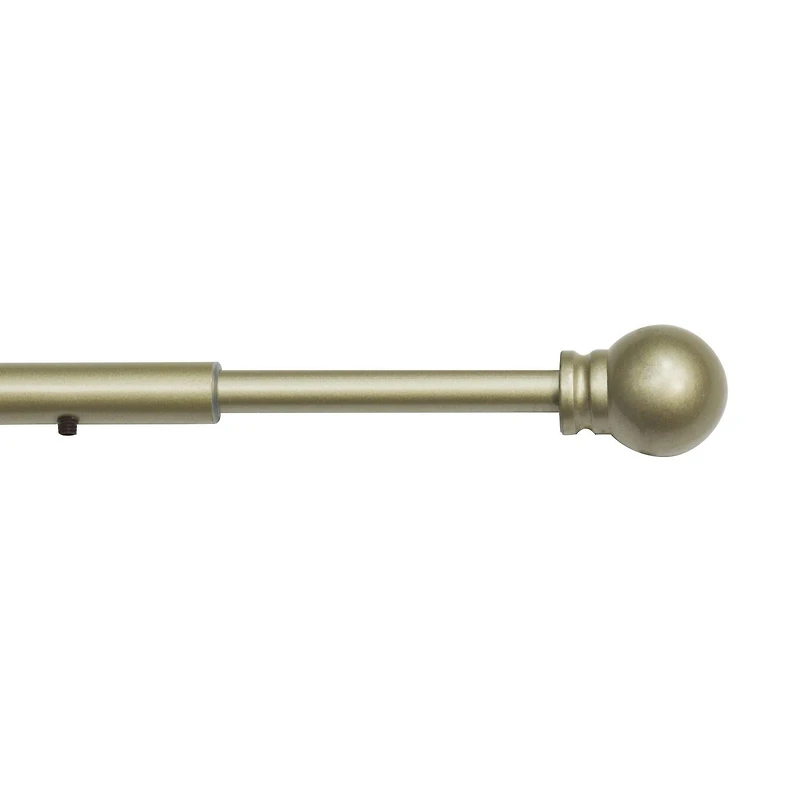 Versailles' Adjustable Ball Finial Swing Arm Rod Set 24in
