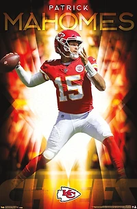 NFL Kansas City Chiefs - Patrick Mahomes II 18 Wall Poster