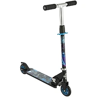 La trottinette Marvel Black Panther à 2 roues alignées en Aluminium pour Garçons, par Huffy, noir