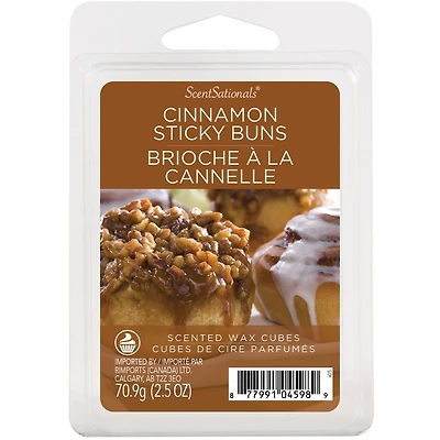ScentSationals Scented Wax Cubes - Cinnamon Sticky Buns, 2.5 oz (70.9 g)