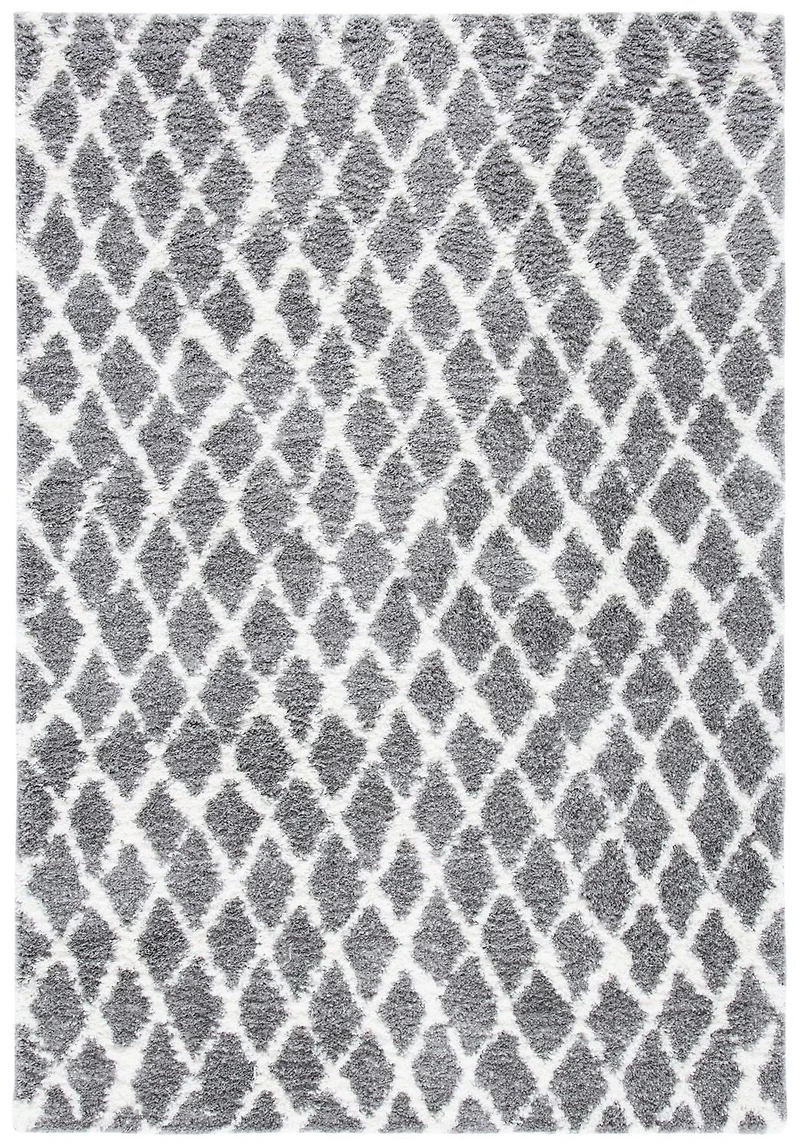 SAFAVIEH Berber Tanner Geometric Diamonds Shag Area Rug