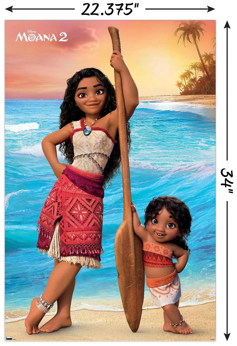 Disney Moana 2 - Moana and Simea Wall Poster